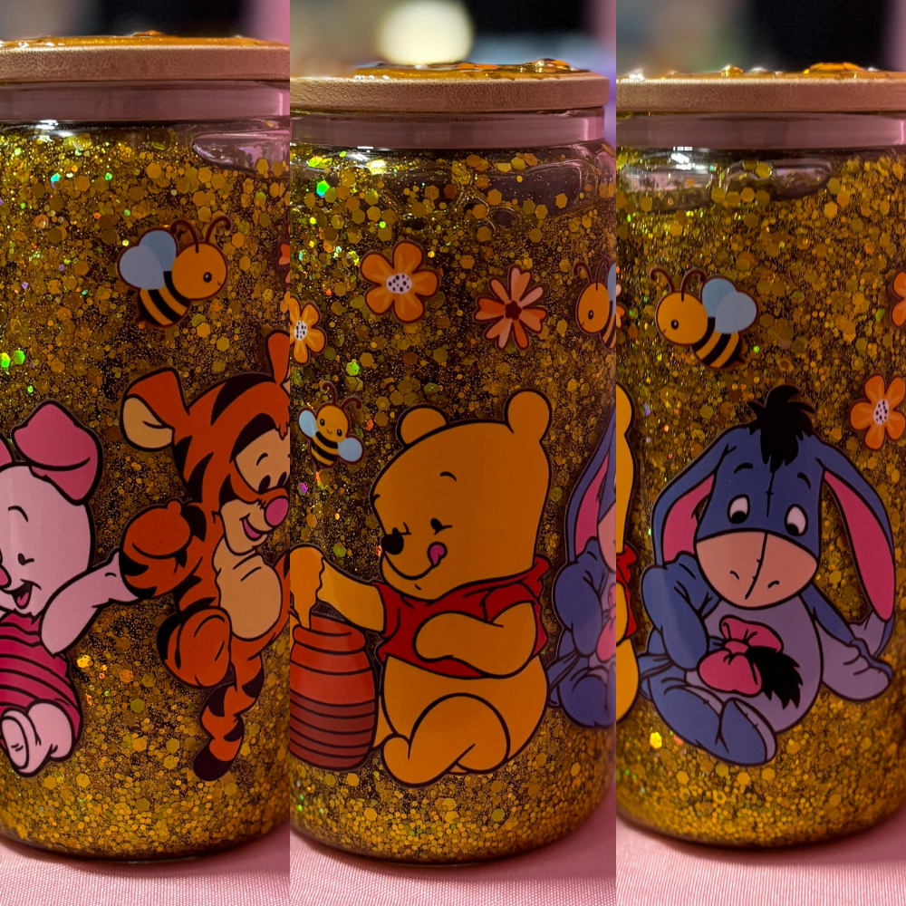 pooh snow globe tumbler
