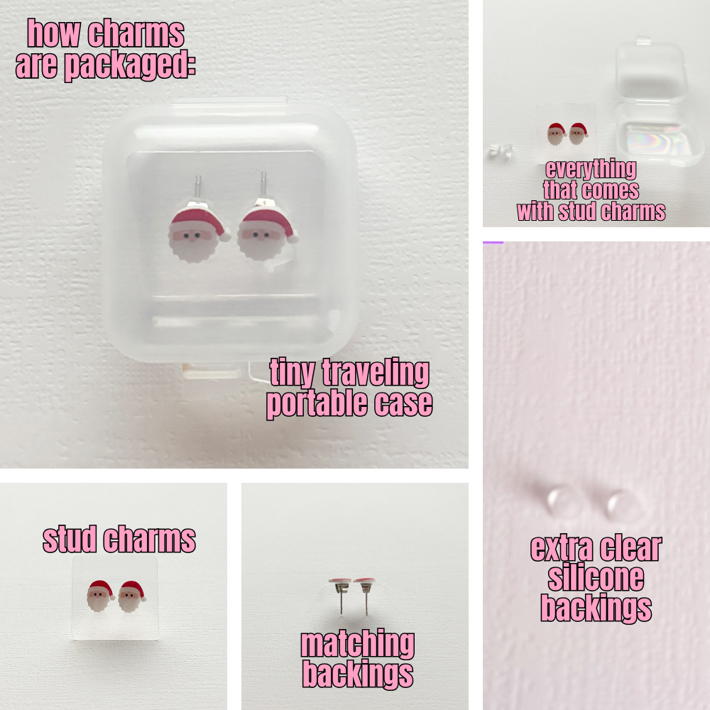 mini maruchan & tapatio mix match stud earrings
