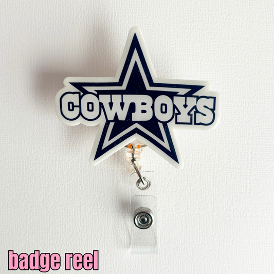 cowboys badge reel