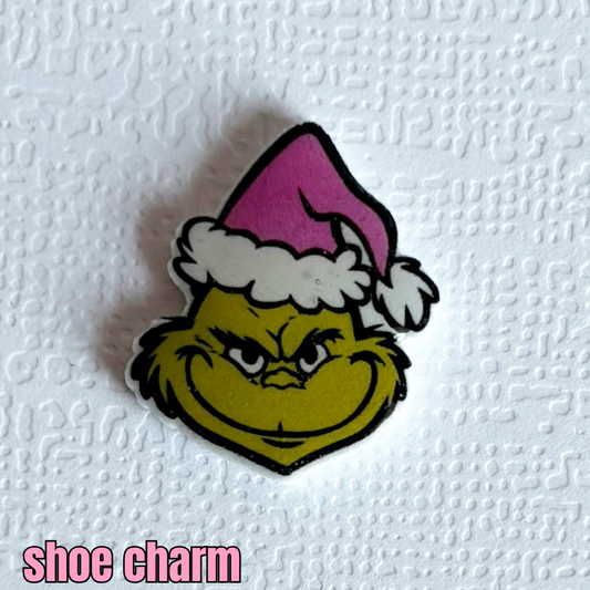 grinch shoe charm