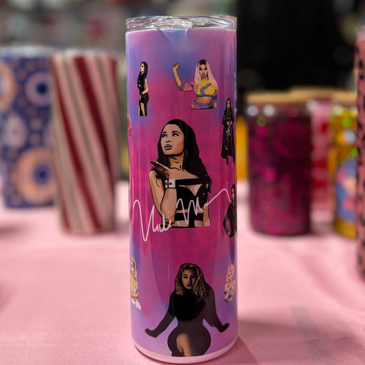 cotton candy barb tumbler