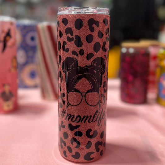 personalized mom life tumbler